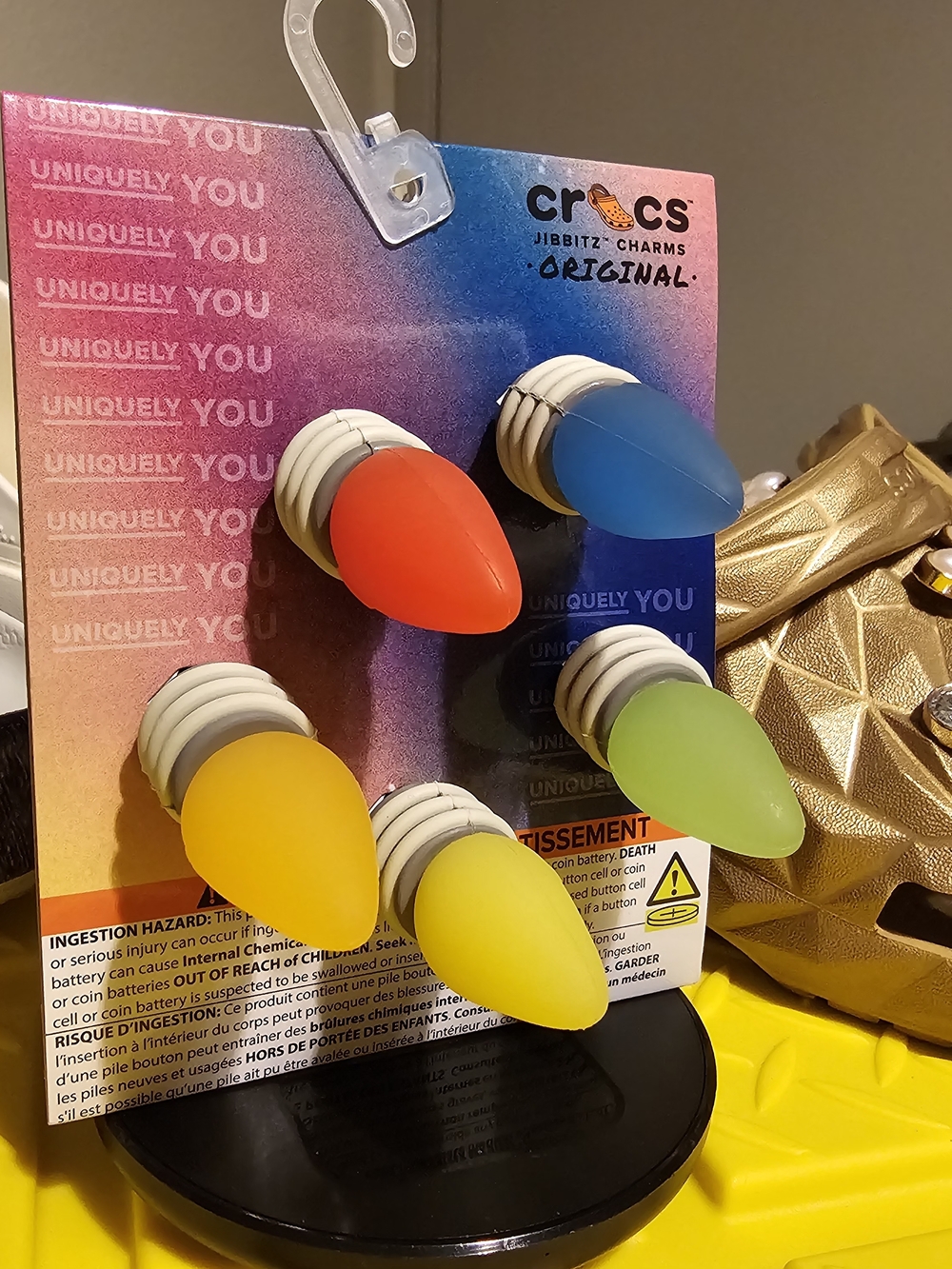 LED Holiday Light Bulbs Authentic Crocs Jibbitz - Picture 3 of 4